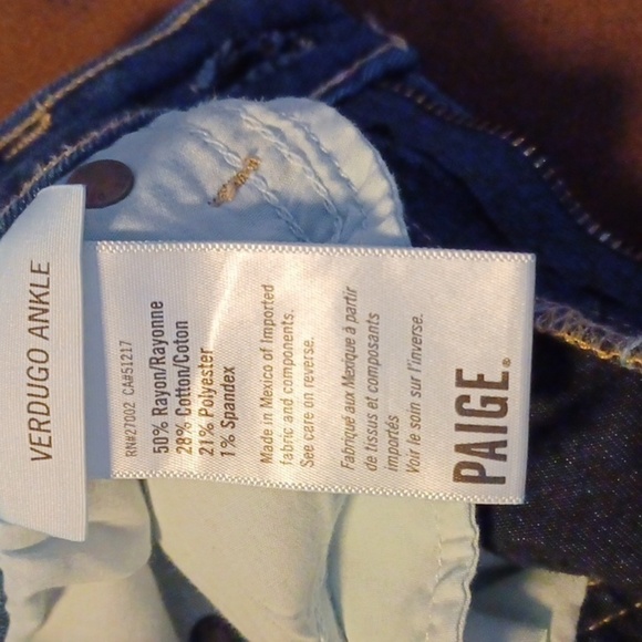 PAIGE VERDUGO ANKLE, SIZE 26, - Picture 10 of 10